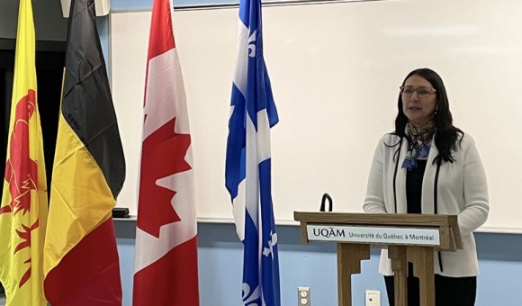 Mme Magda Fusaro, Rectrice de l'Université du Québec à Montréal © Délégation générale Wallonie-Bruxelles au Québec, 2022 Mme Magda Fusaro, Rectrice de l'Université du Québec à Montréal © Délégation générale Wallonie-Bruxelles au Québec, 2022