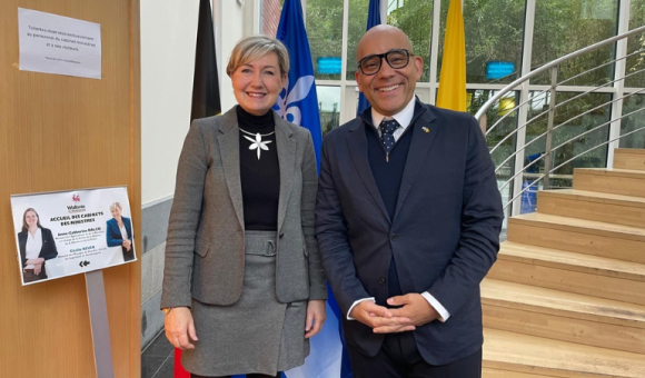 Ministre Never et Ministre Skeete 