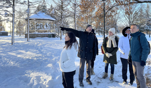 Visite du Pac Jarry / © Adrien Sellez - WBI Visite du Pac Jarry / © Adrien Sellez - WBI